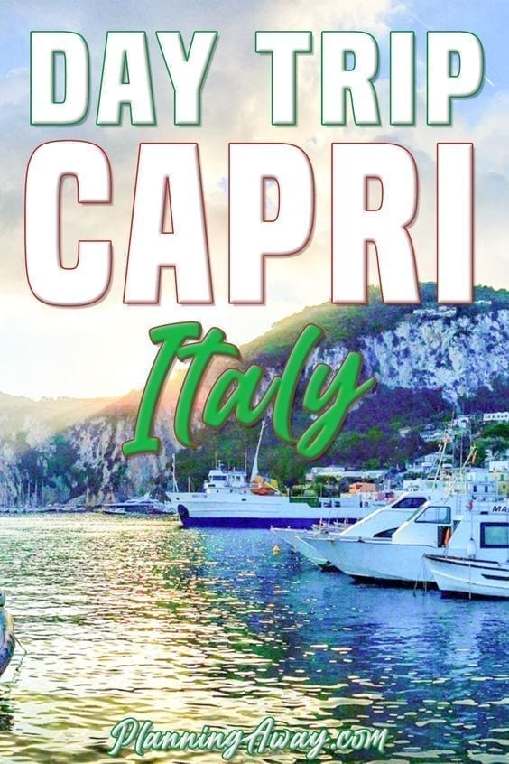 Day in Capri Pin for Pinterest