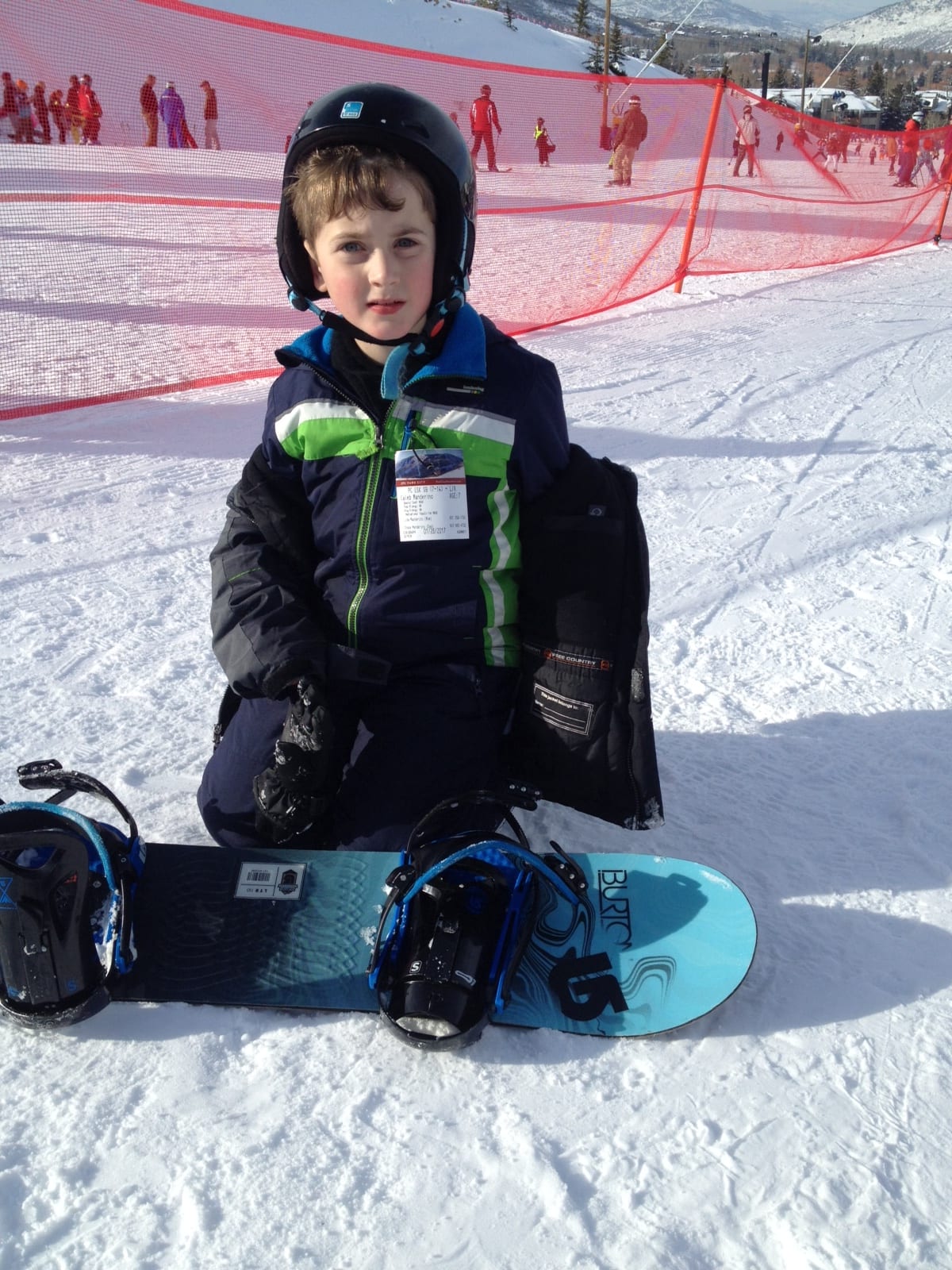 Snow Boarding at Snowbird
