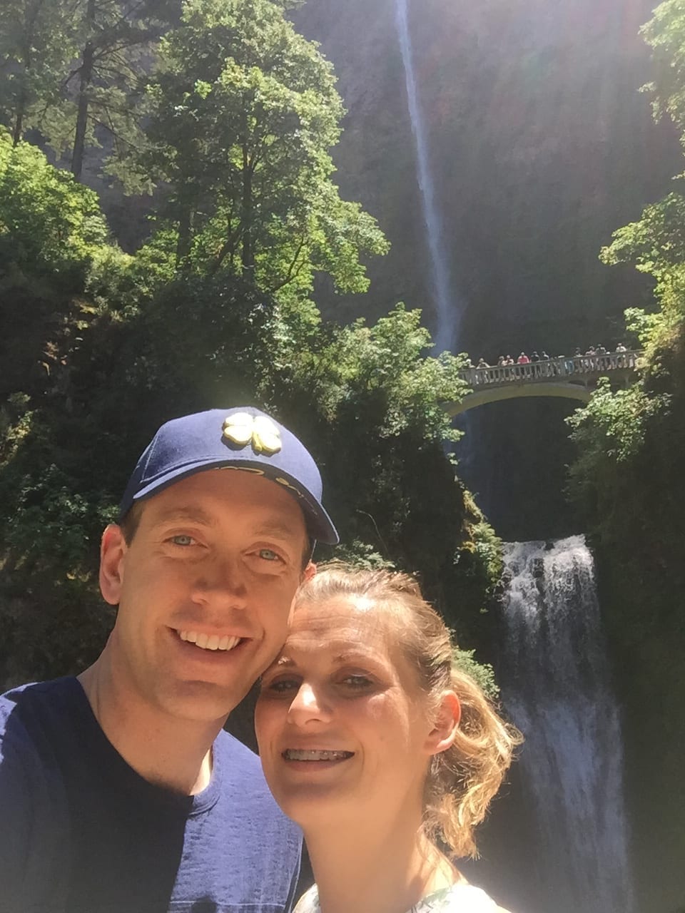 Hiking Multnomah Falls