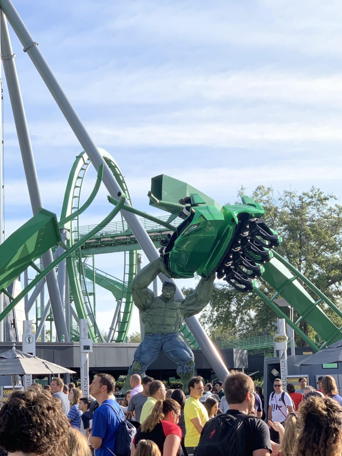 Universal Orlando Florida rollercoaster