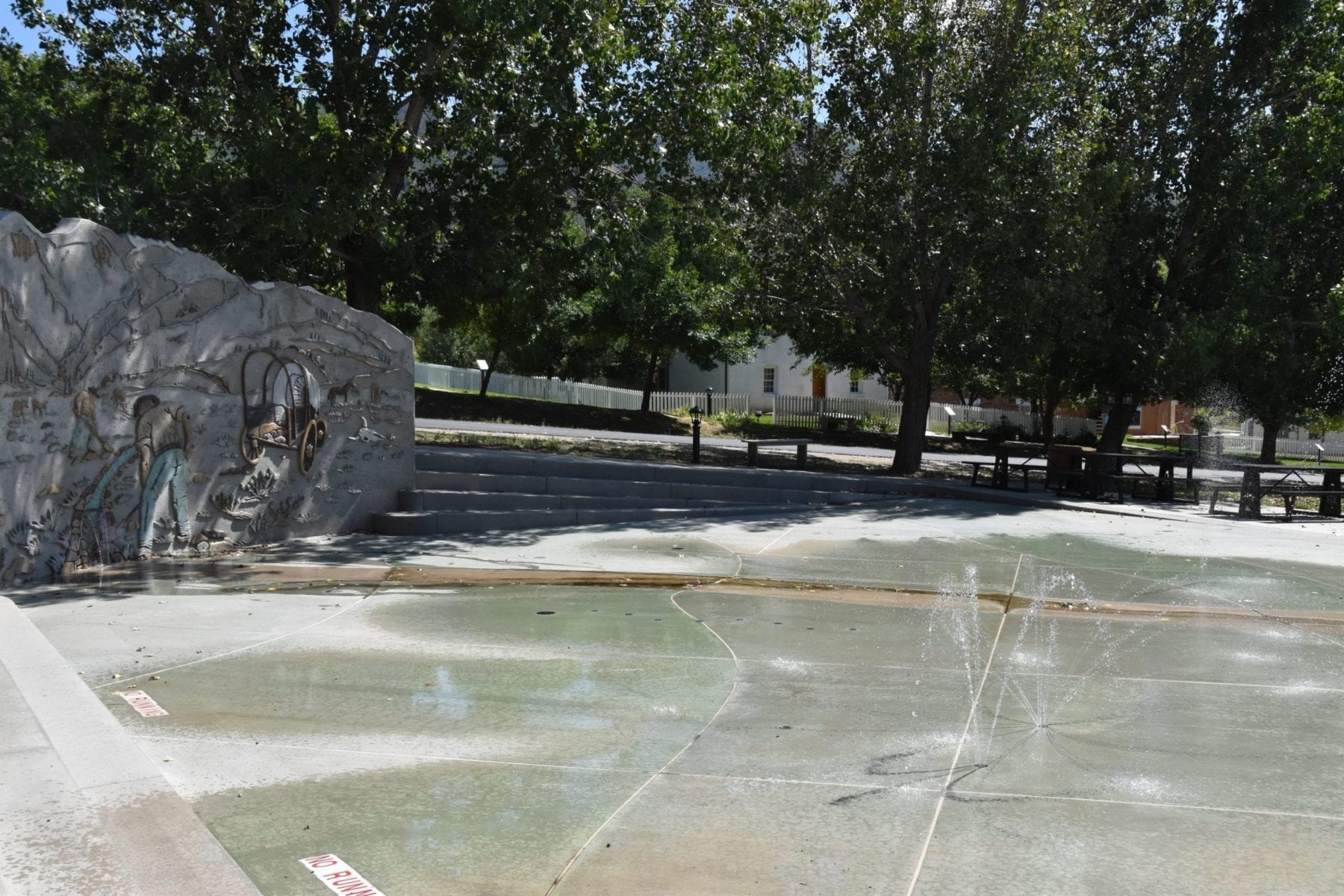 Splash pad at this is the place heritage park