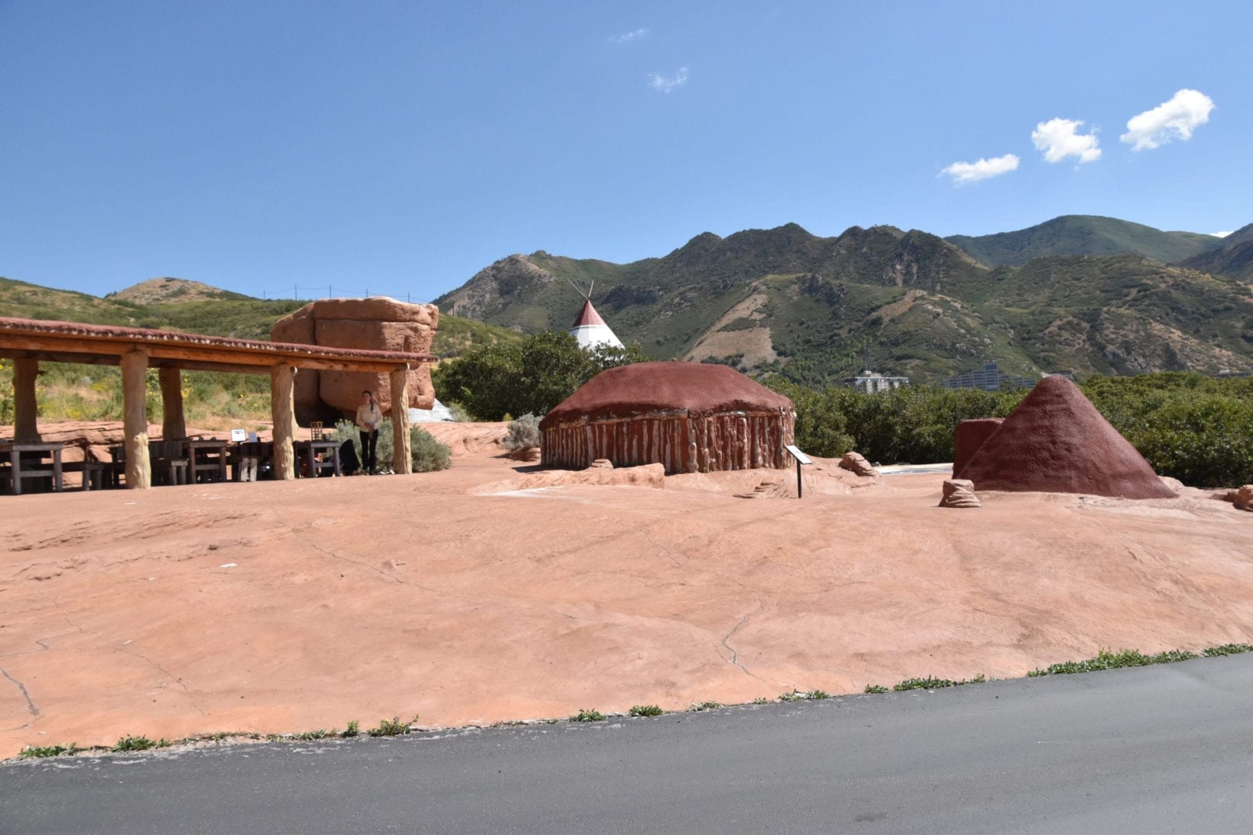 Native American Village at this is the place heritage park