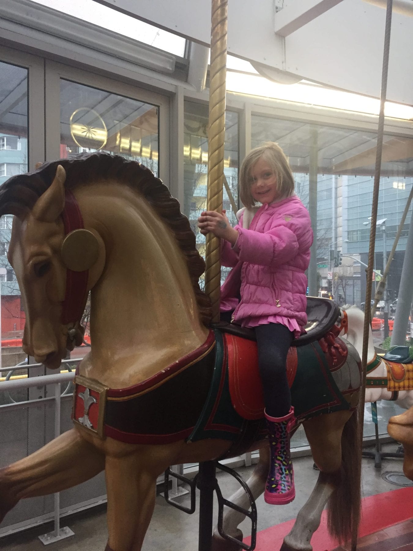 Carousel at Children's Creativity Museum in San Francisco