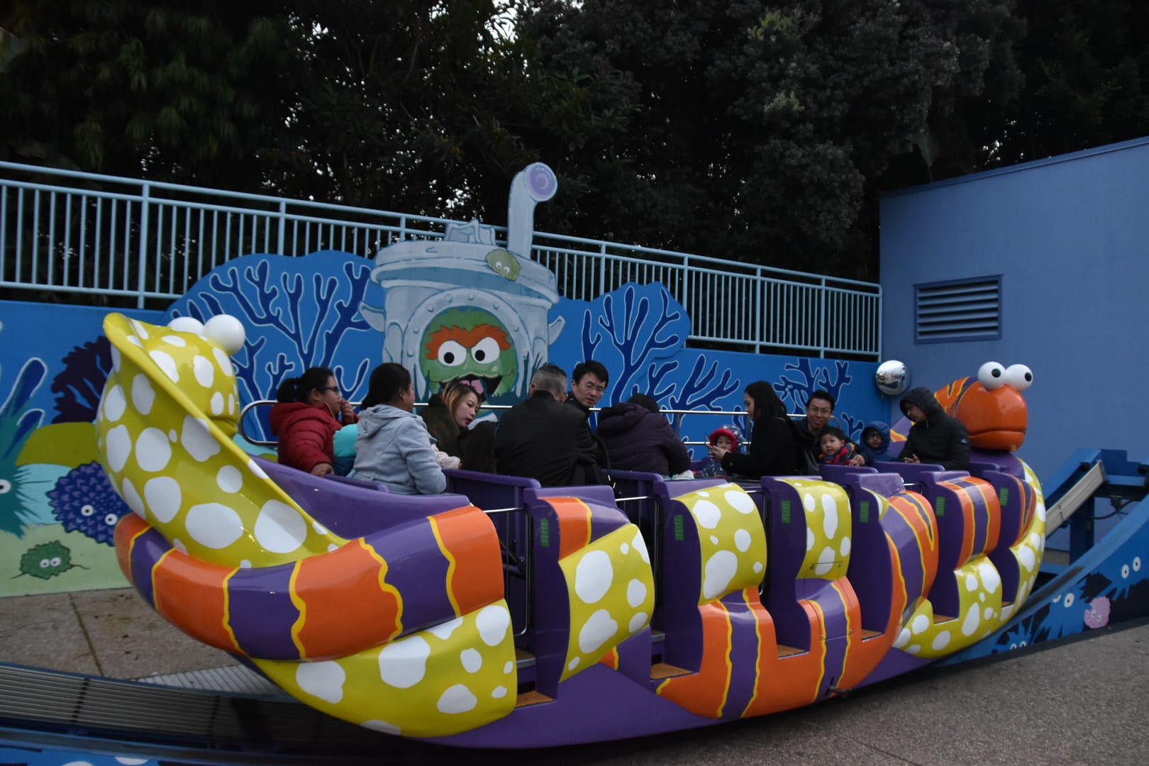 Oscar Eel ride at Sea World San Diego