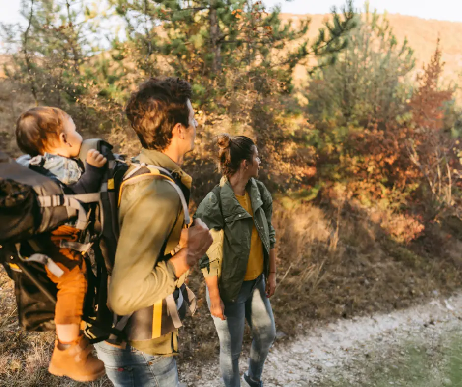 Best National Parks for toddlers backpacks