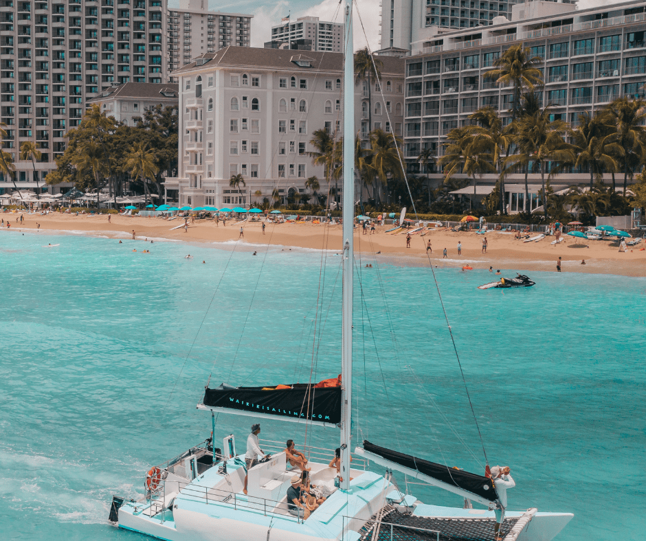 Sailing on Waikiki