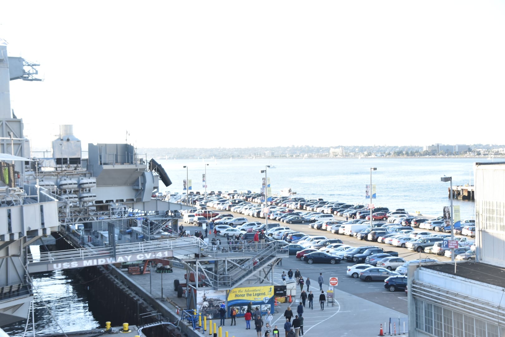 Parking at USS Midway