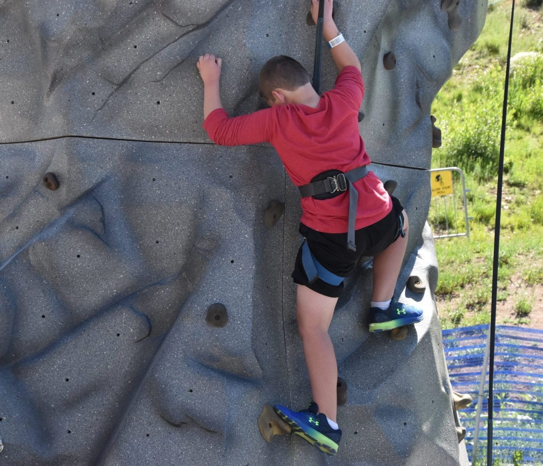 Rock Climbing wall snowbird ski resort