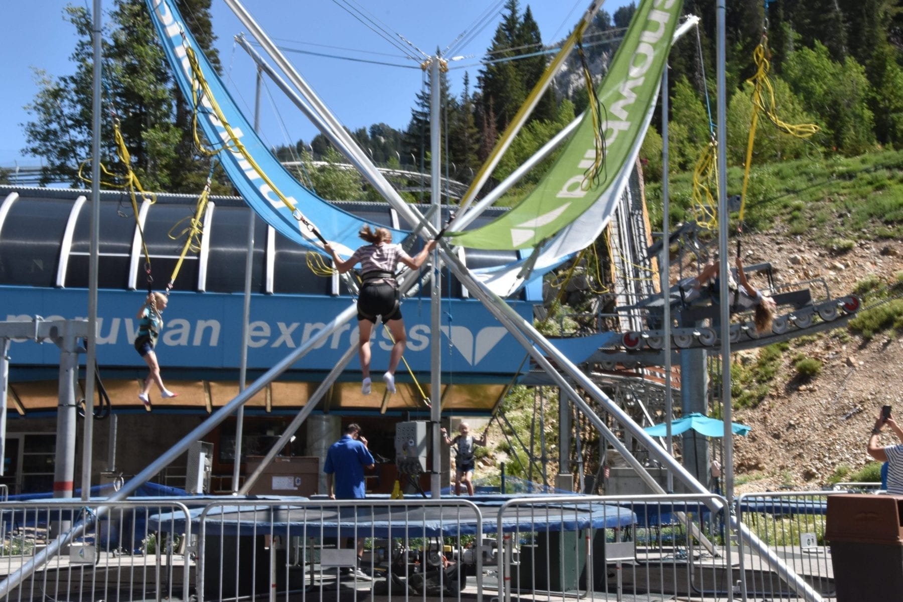 Trampolines at Snowbird Resort