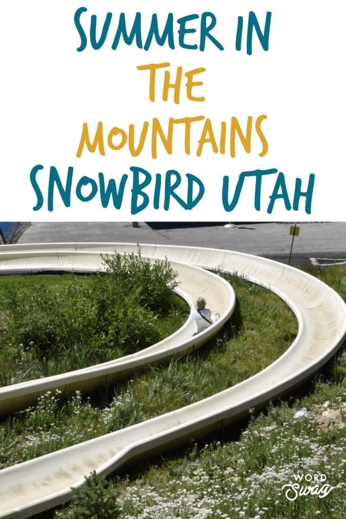 Summer Activities at Snowbird Pin for Pinterest