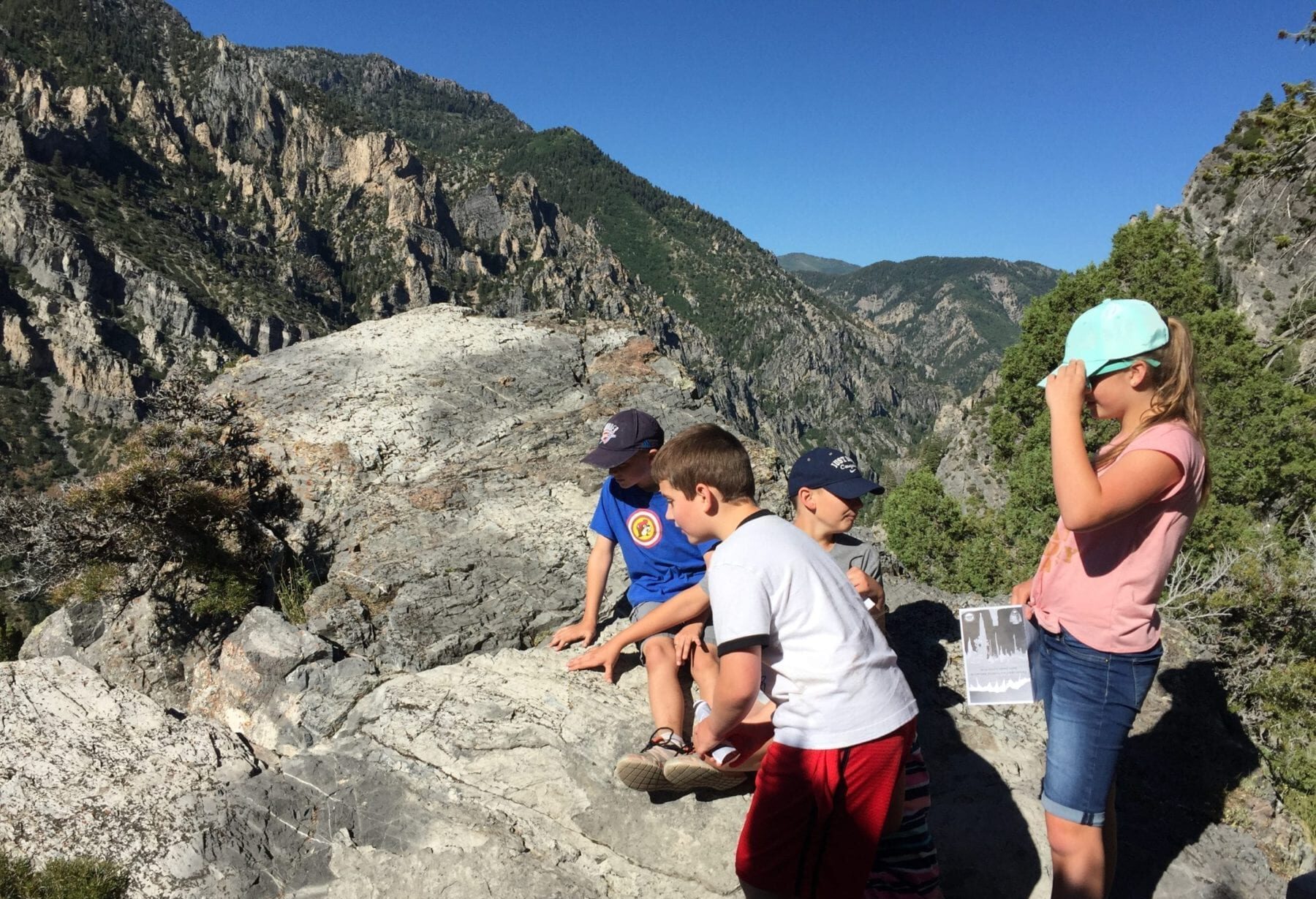 Hiking Timpanogoes Caves with kids