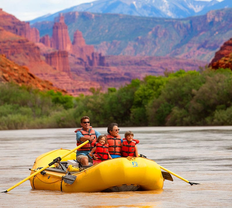 River rafting in Moab