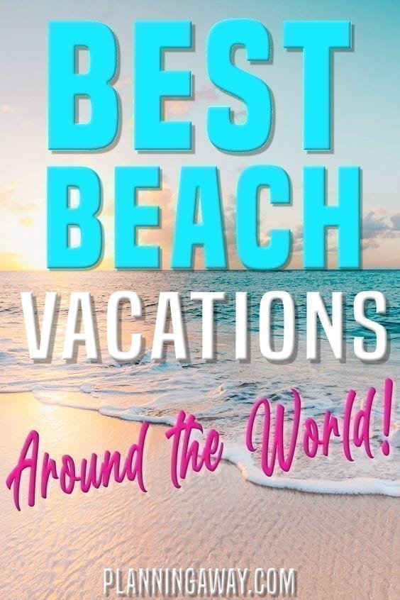 Plan a beach vacation Pin for Pinterest