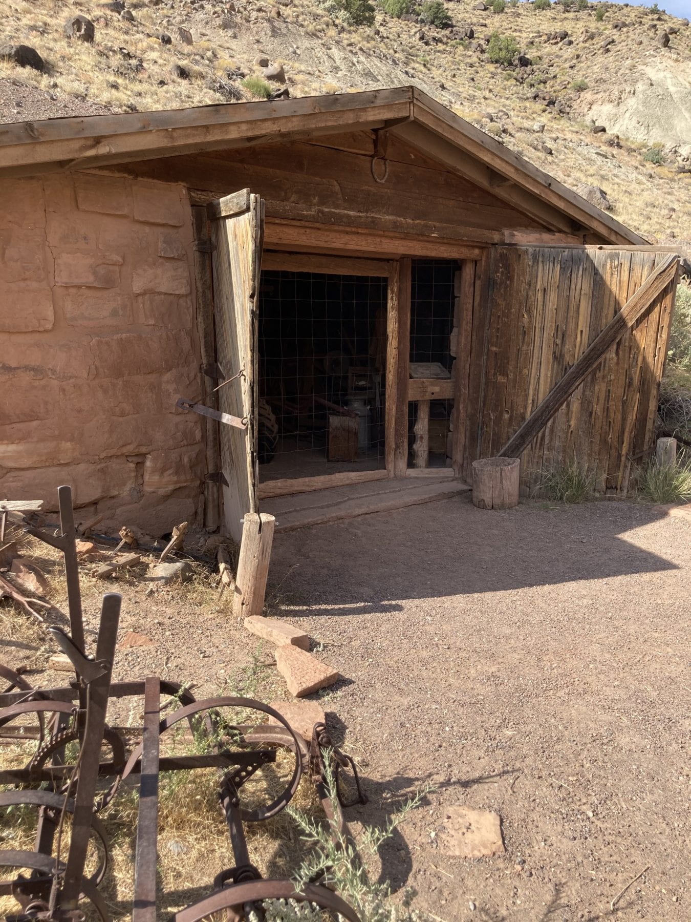 Black smith at Capitol Reef National Park