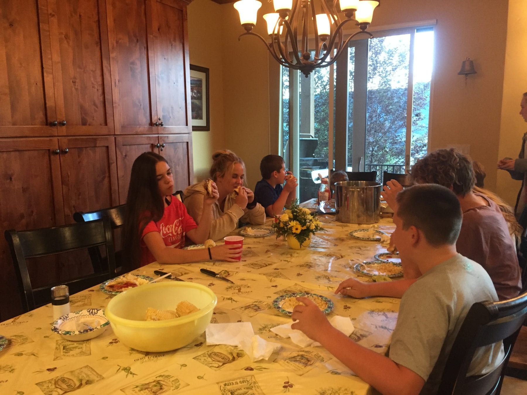 Meals for family reunion
