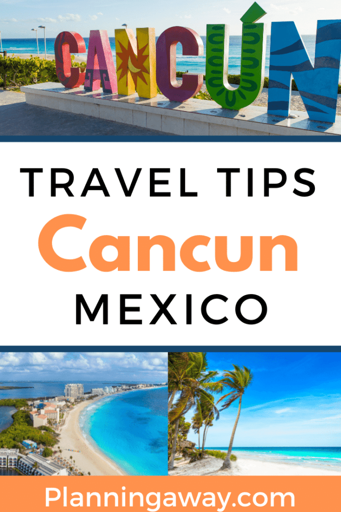 Travek tips for Cancun Pin for Pinterest