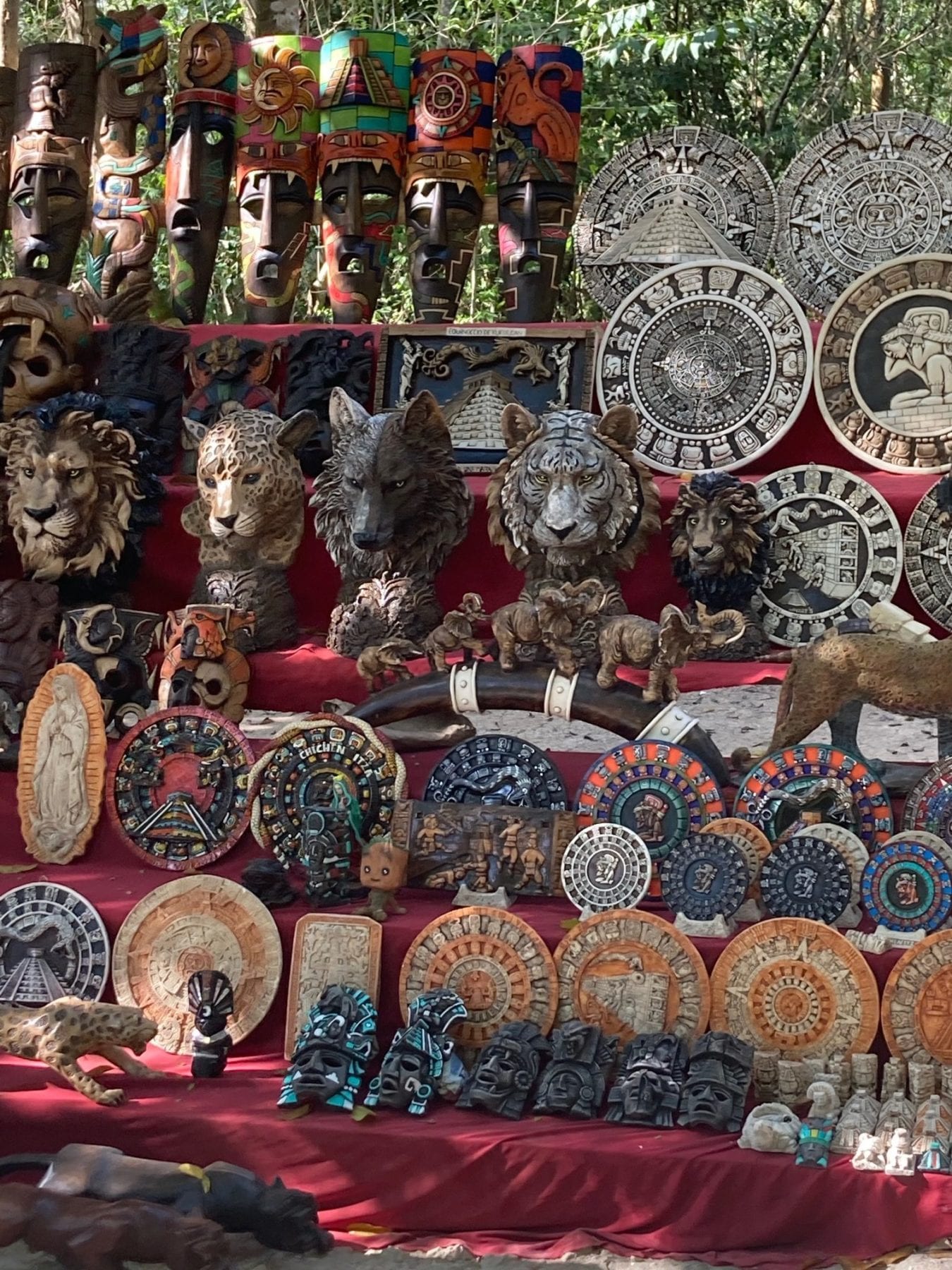 Vendors at Chichen Itza