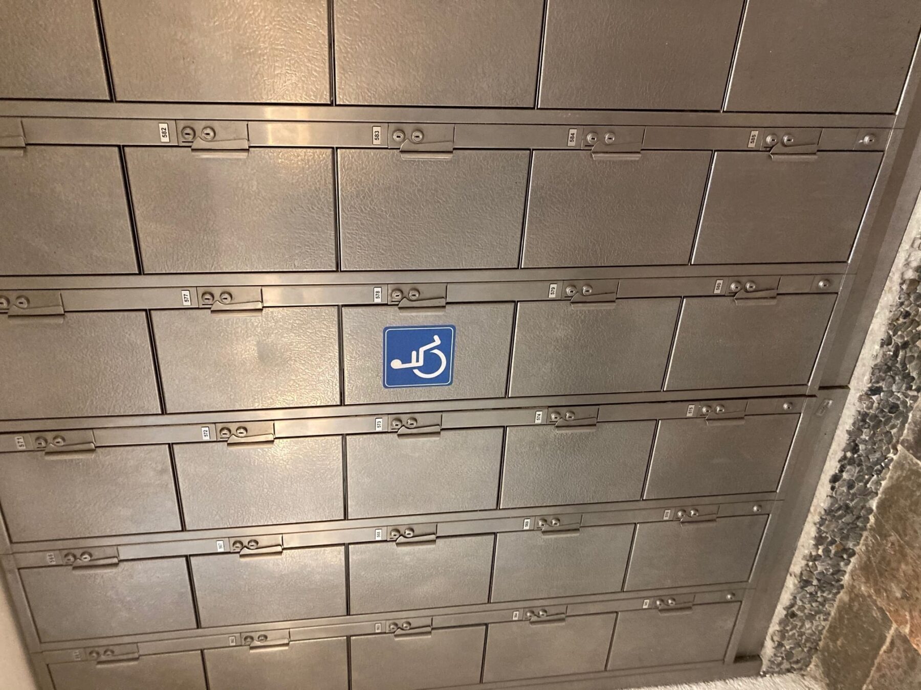 Lockers at Xcaret