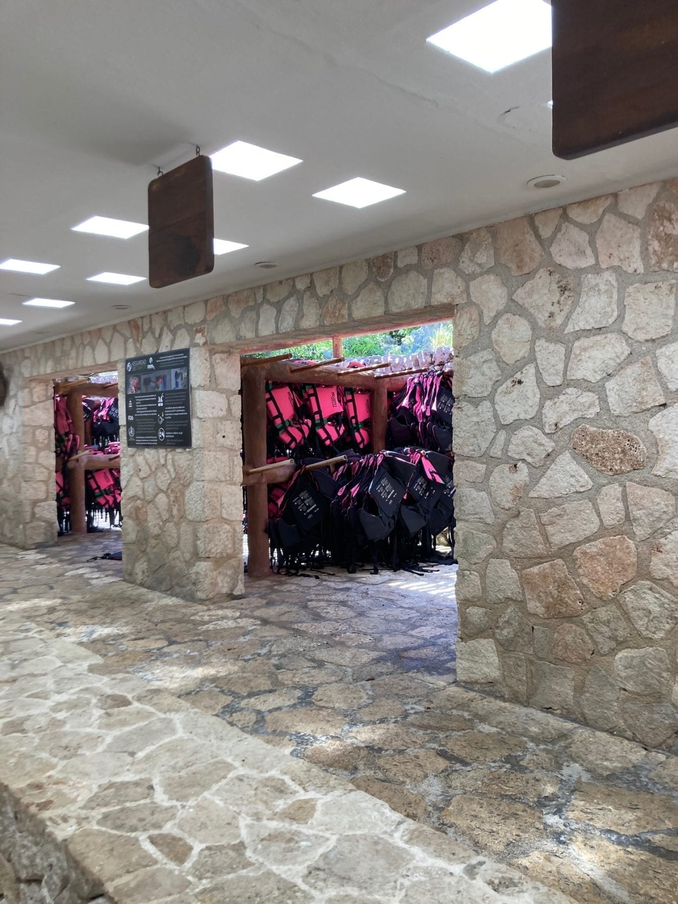 Life Jackets at Xcaret