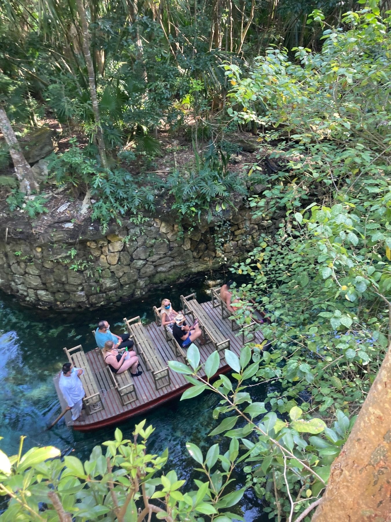 Boat Ride At Xcaret