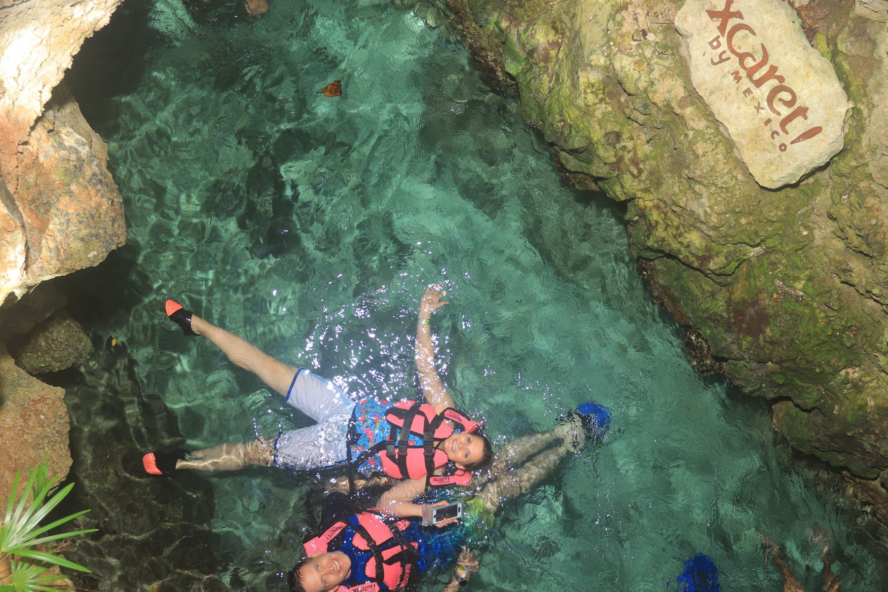 Underwater cave at Xcaret