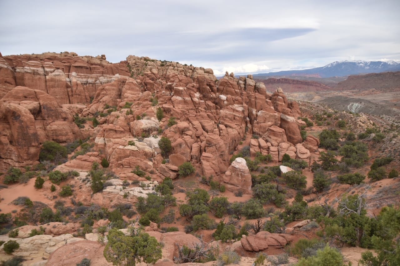 Hiking at Arches National Park - Fiery Furnace