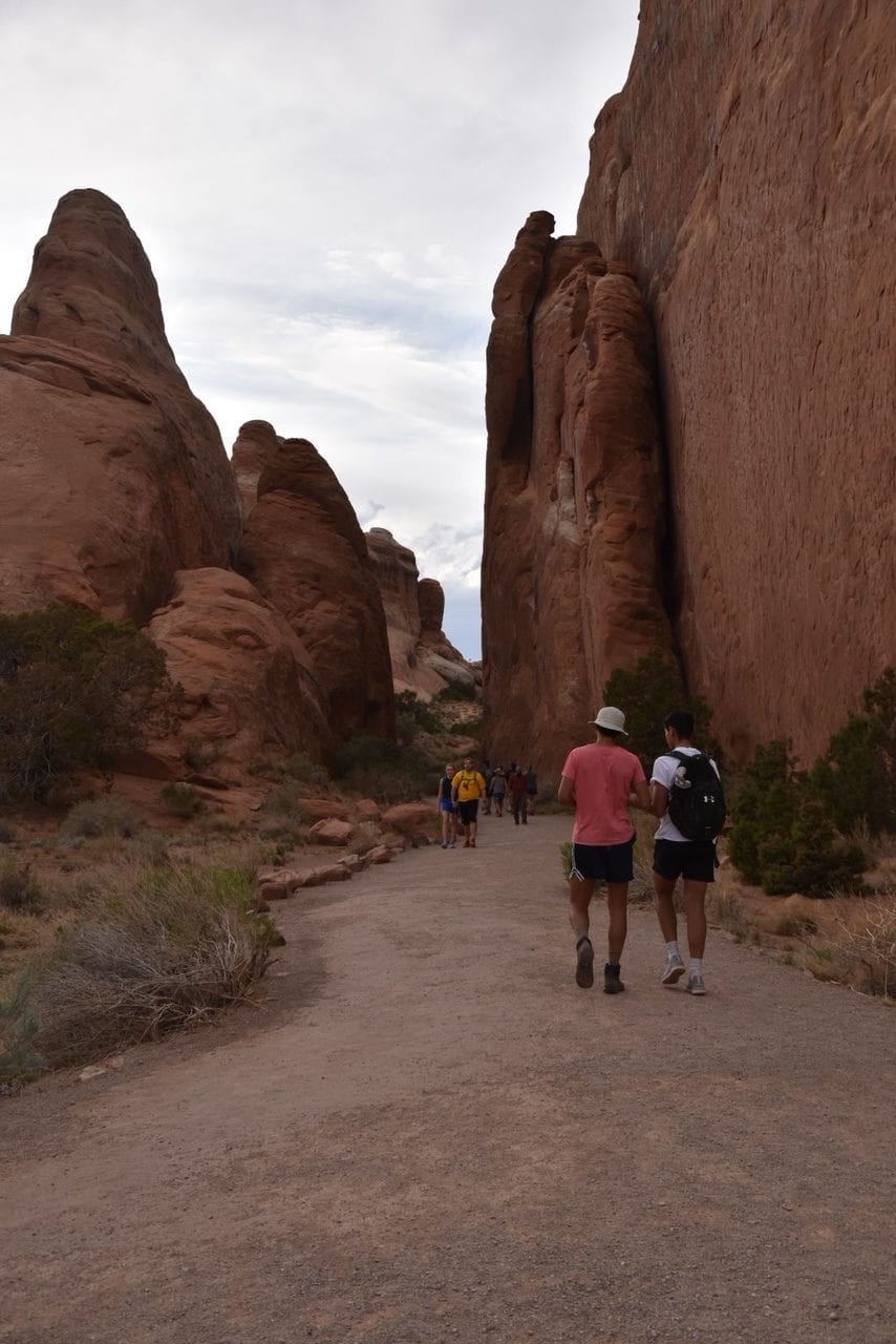 Hiking at ARches National Park - Devils Garden