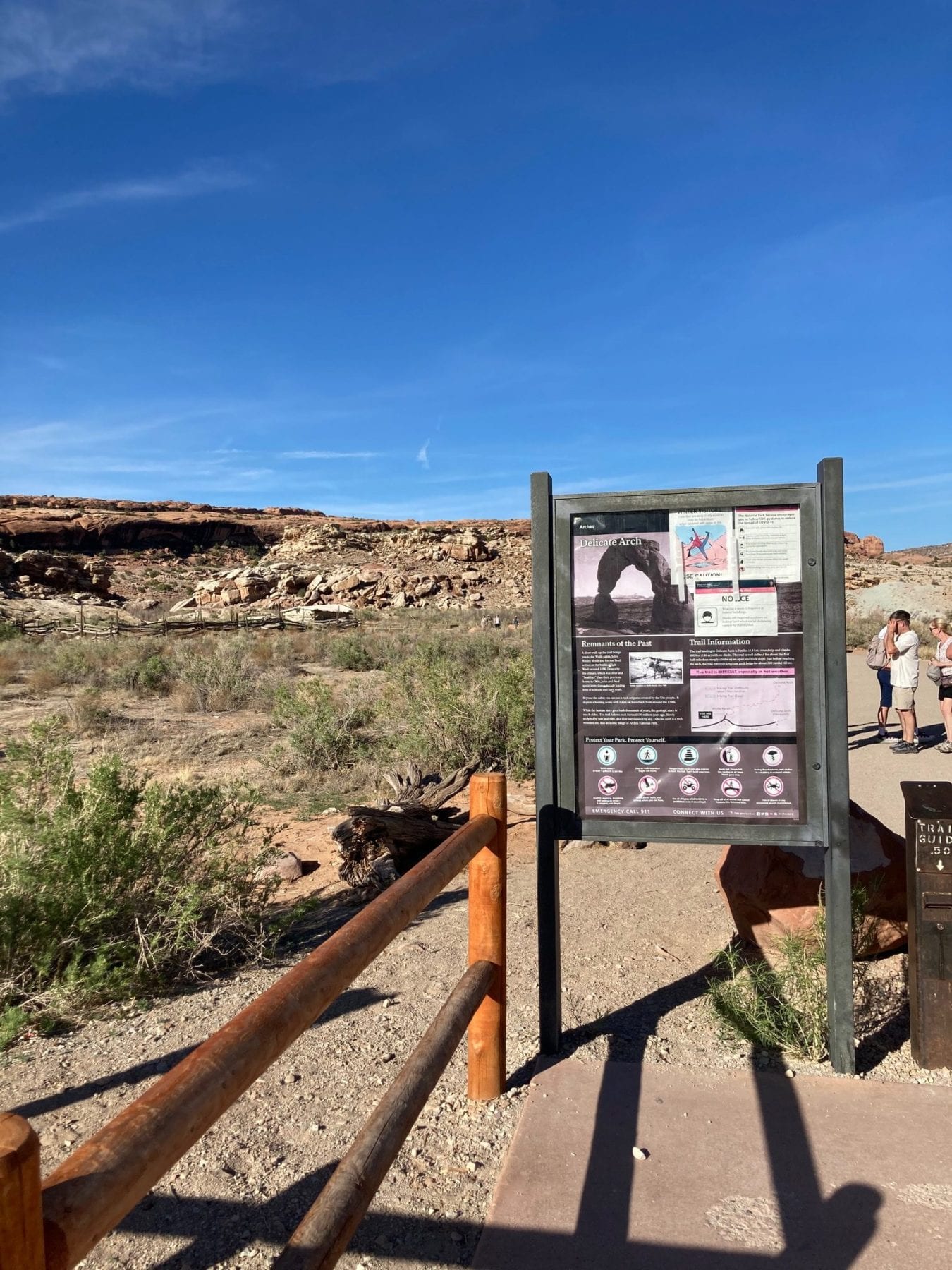 Hiking At Arches National Park- Delicate Arch Trail Head