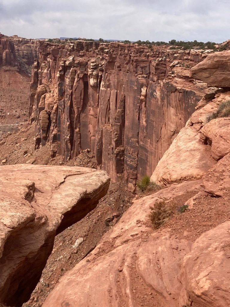 Hiking at Canyonlands Grand View Point