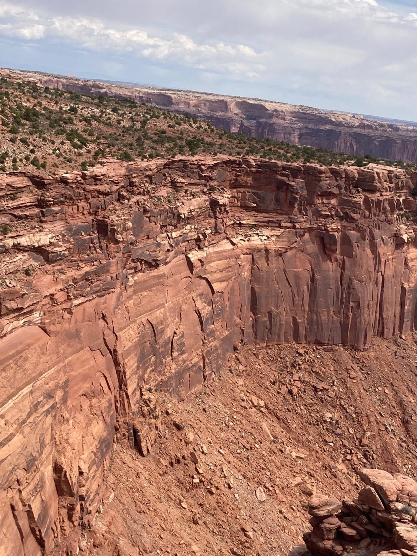 Orange Cliffs Overlook at Canyonlands National Park