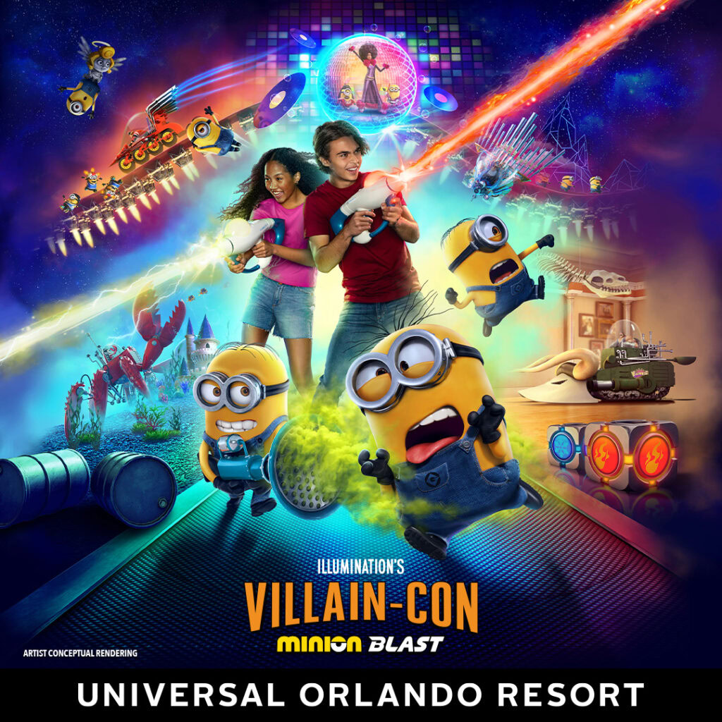 Villian Con Minion Blast Ride at Universal Studios