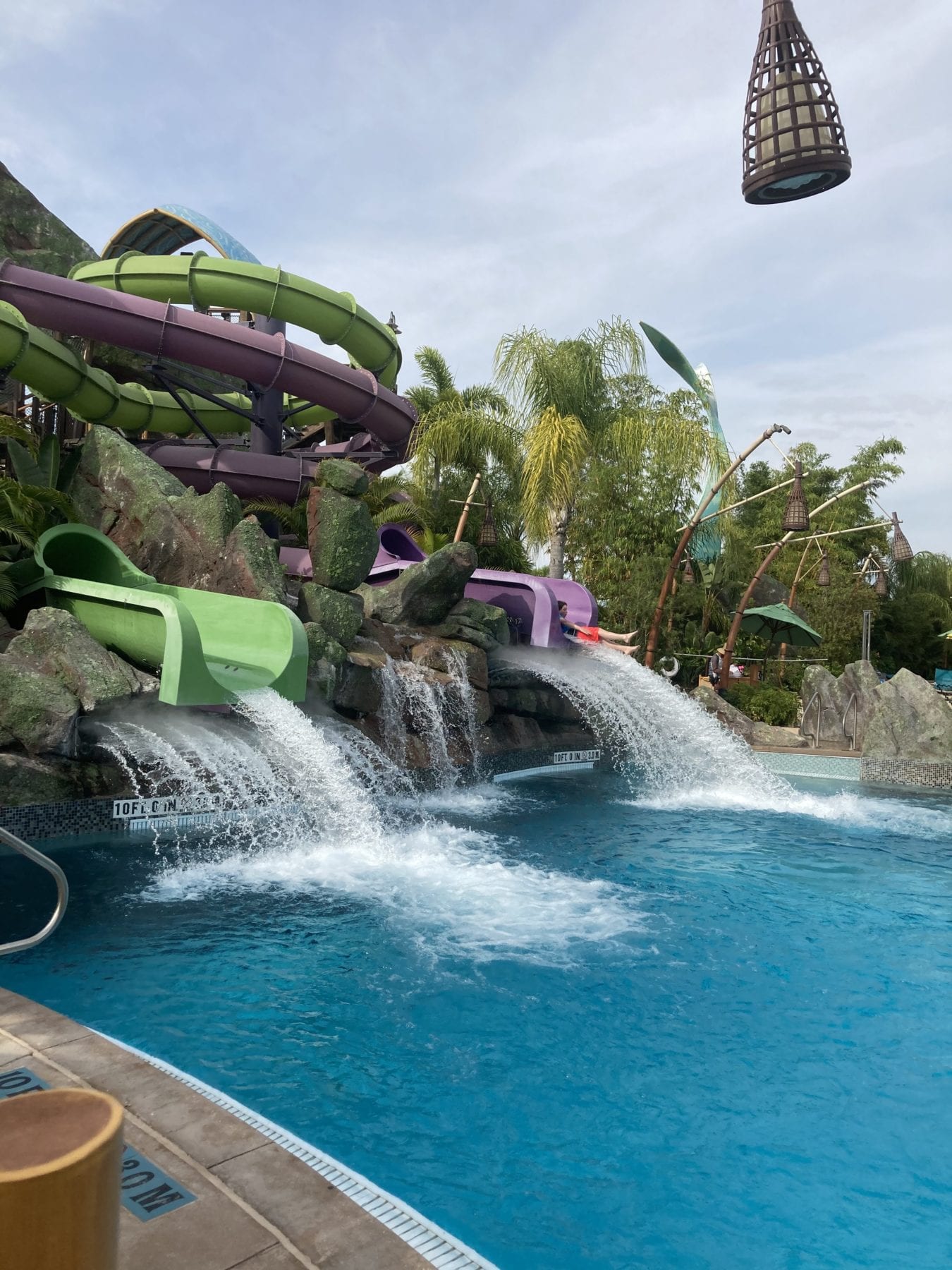 Ohyah of the Ohyah and Ohno Drop Slide at Volcano Bay