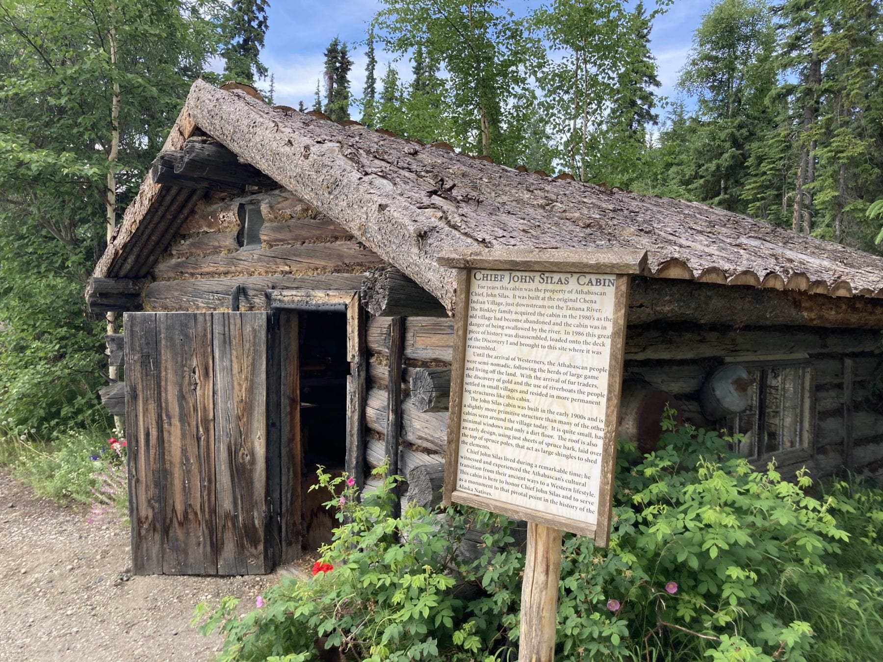 Indian village in Fairbanks Alaska