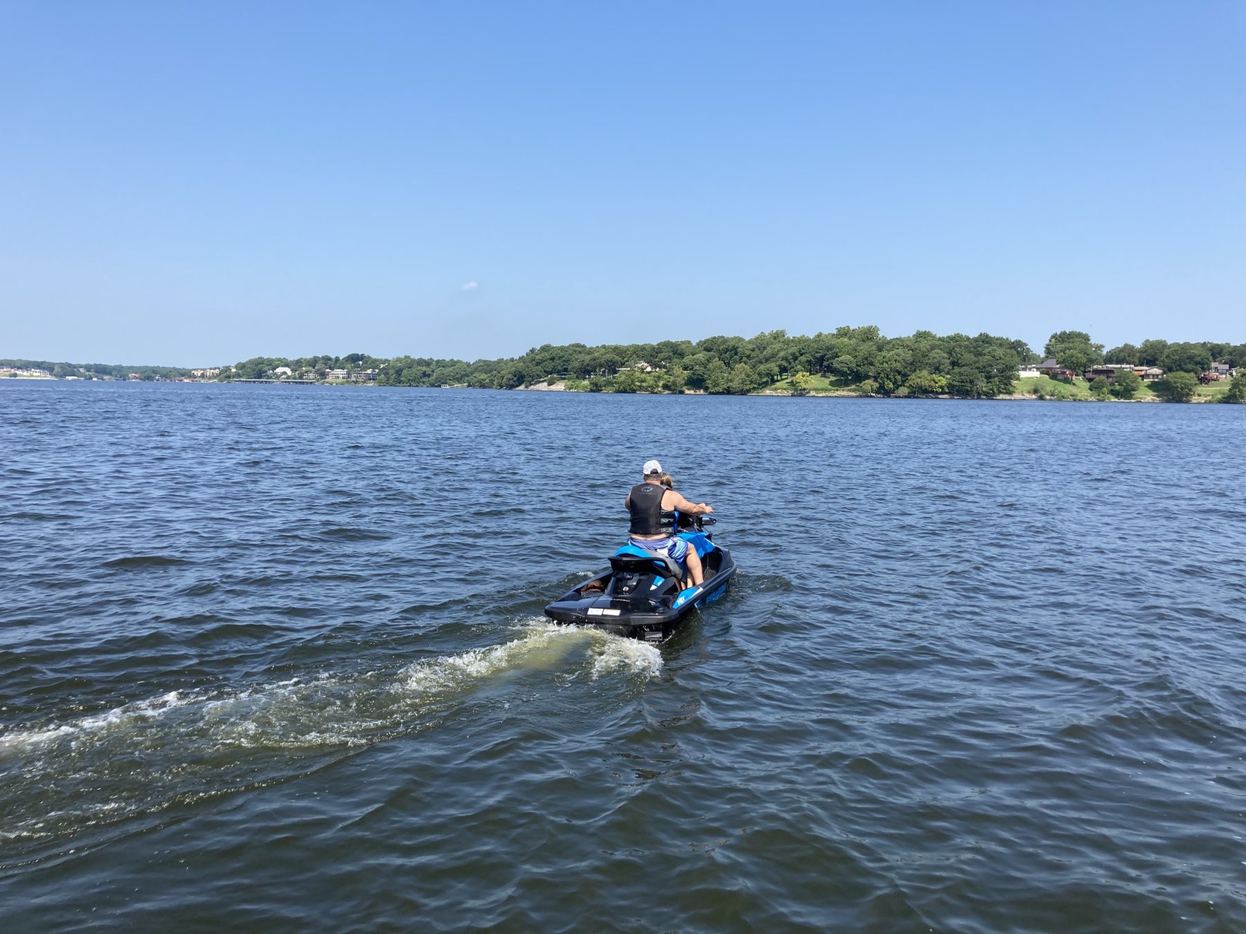 Jet ski on Grand Lake In Oklahoma