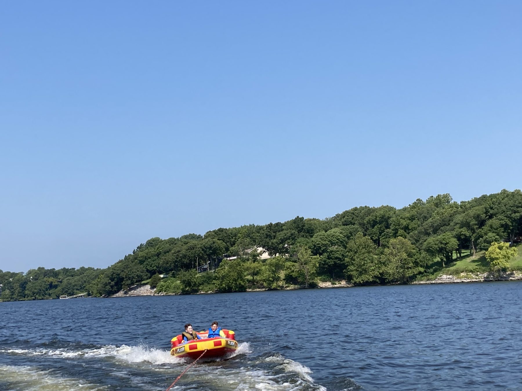 Tubing on the Grand Lake O' the Cherokee