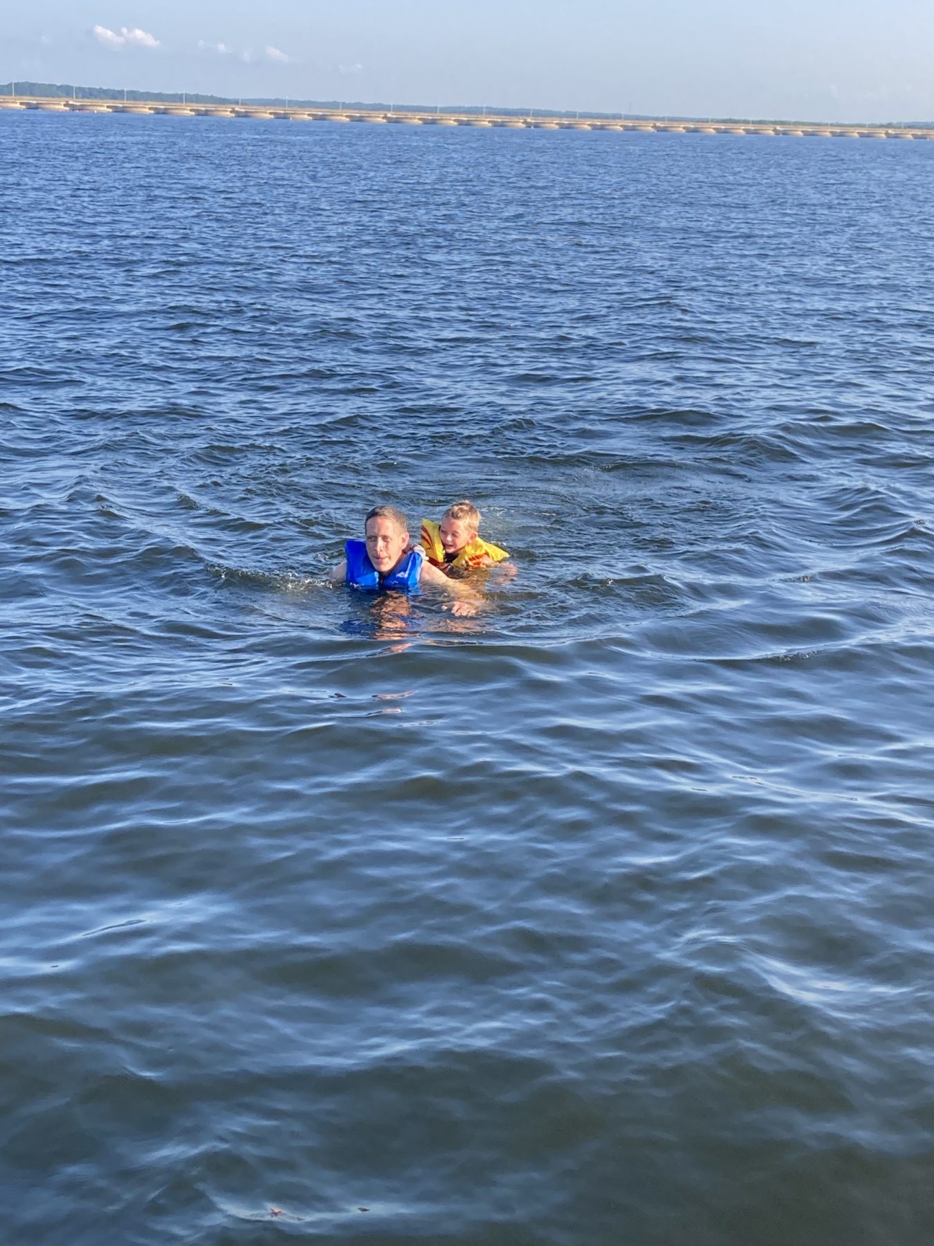 Swimming at the Grand Lake O the Cherokee