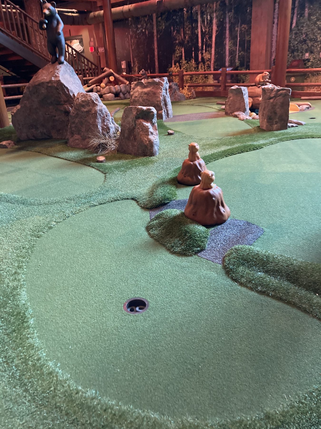 Mini golf at Great Wolf Lodge