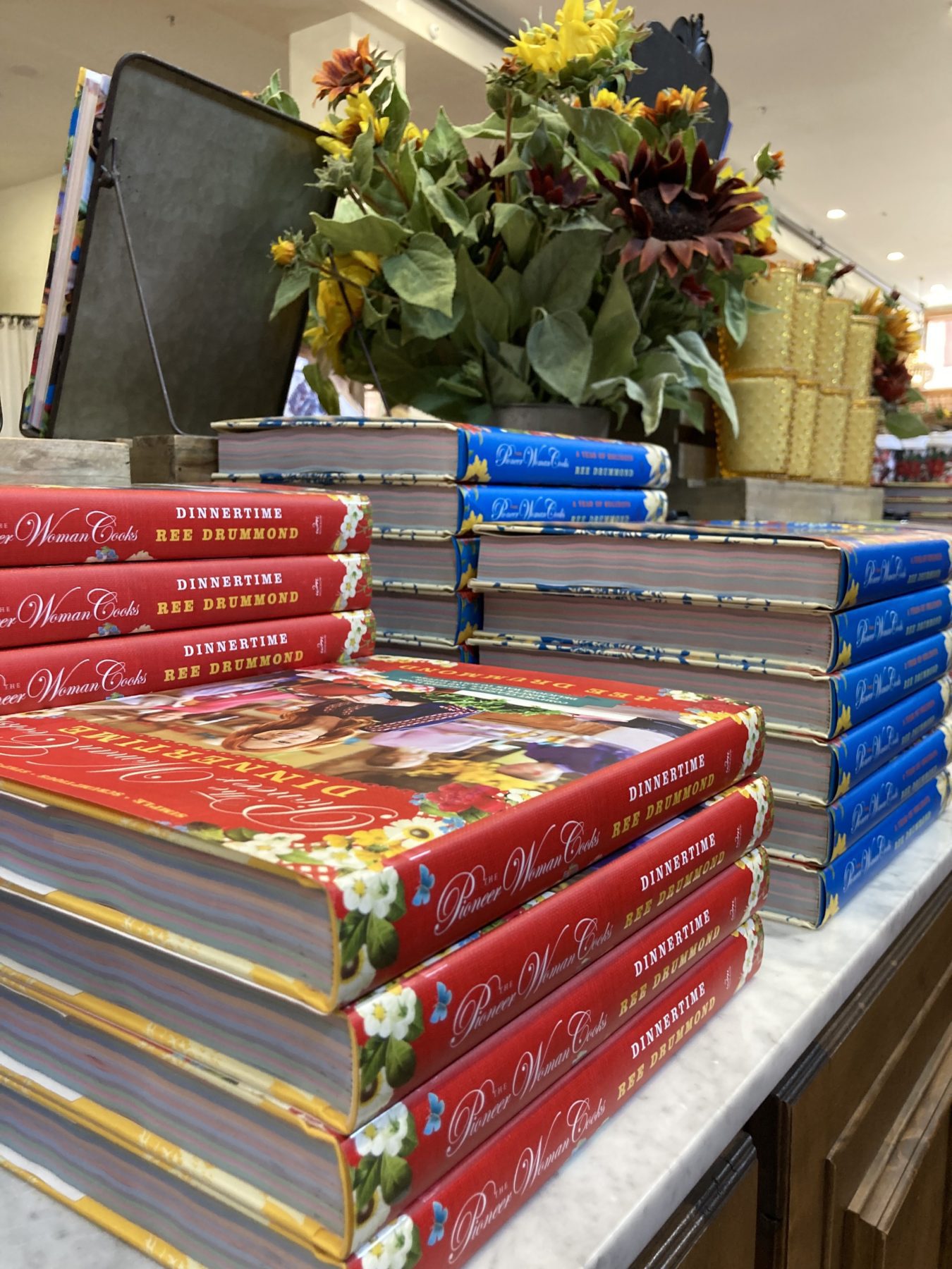 books at the Pioneer Women Mercantile 