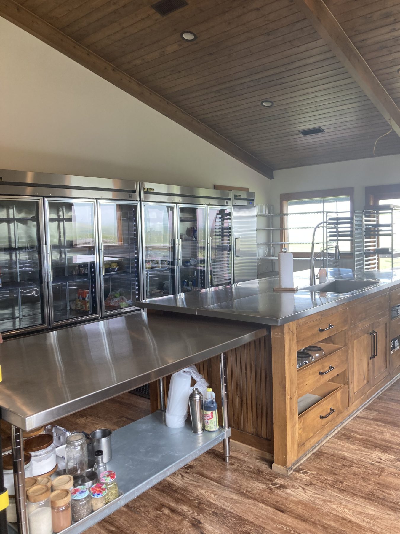 Preparatory Kitchen at the Pioneer Women Lodge