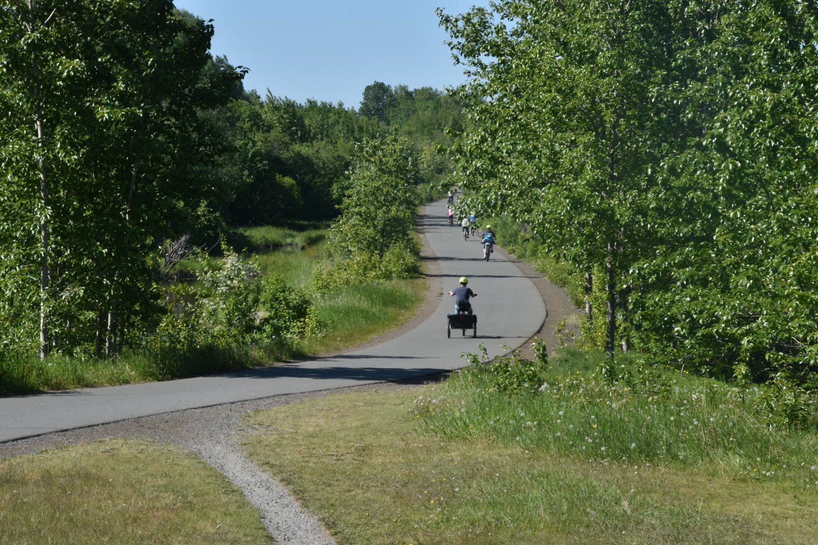 Coast trail in Anchorage Alaska