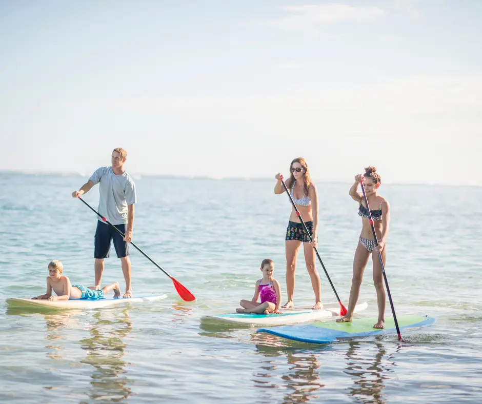 Paddle Board in Oahu with kids