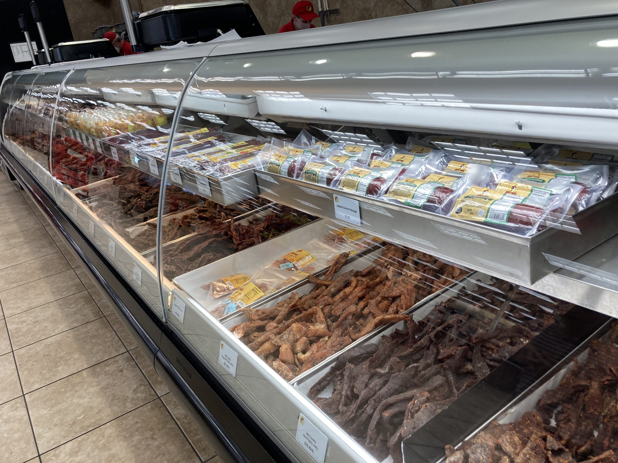 Jerky counter at Buc-ee's