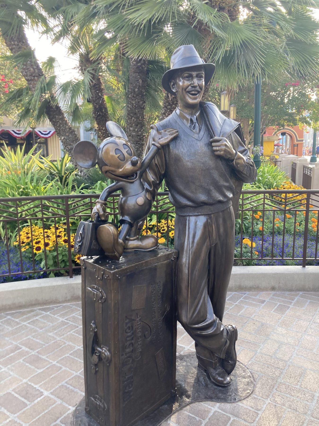 Walt Disney and Mickey Disneyland