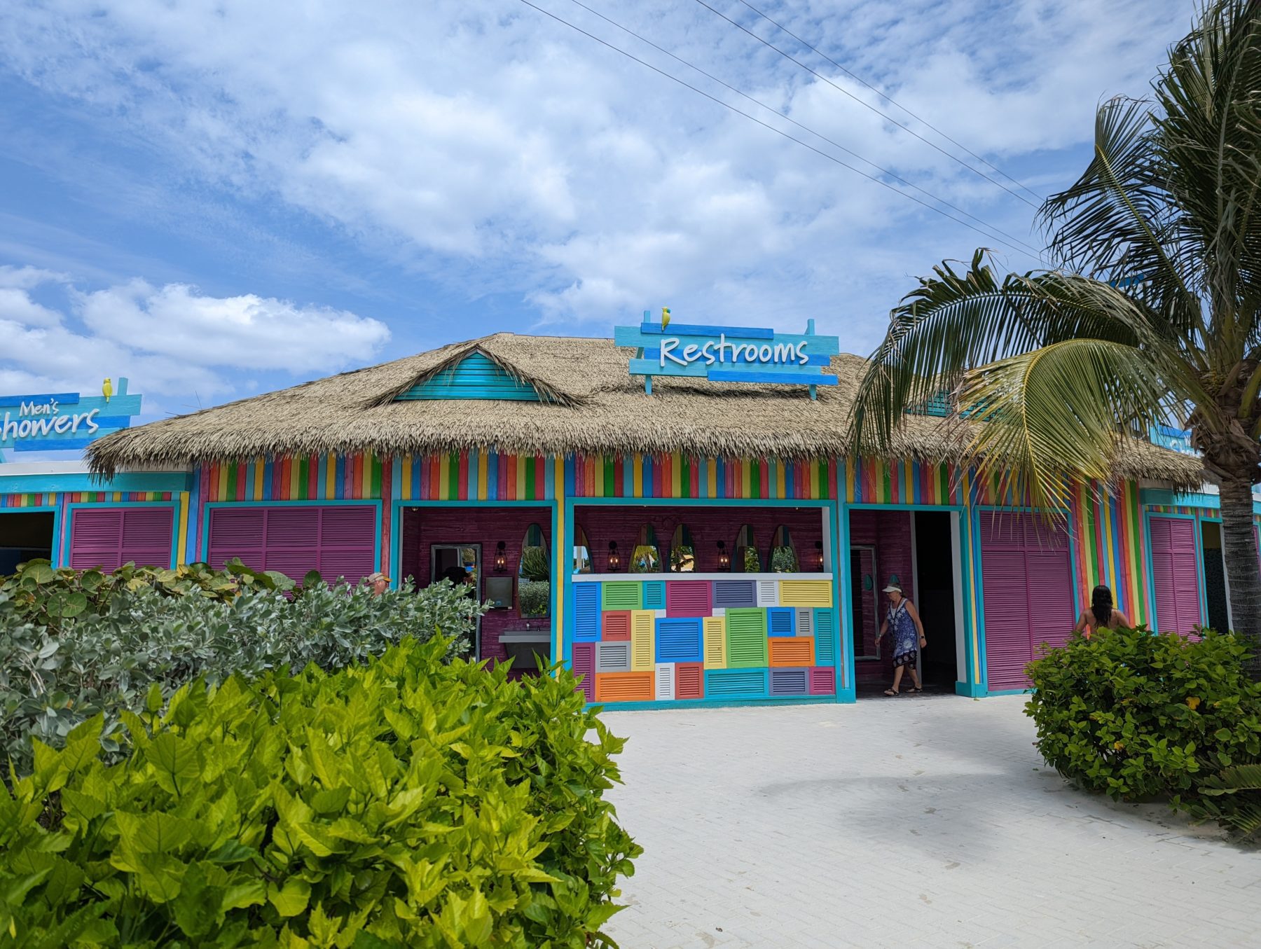 Restrooms at Cococay