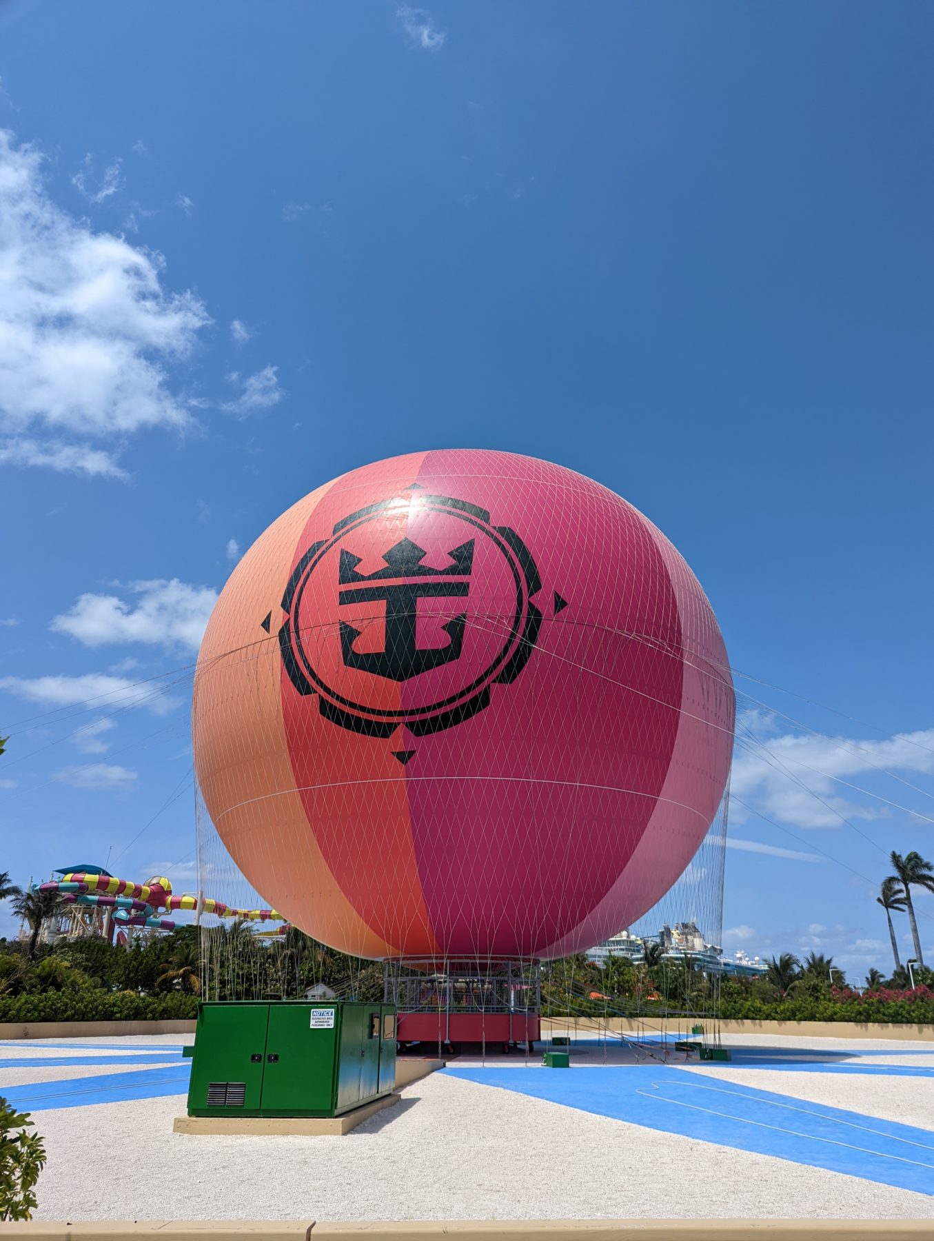 Perfect Day at Cococay Bahamas Up UP and Away Balloon