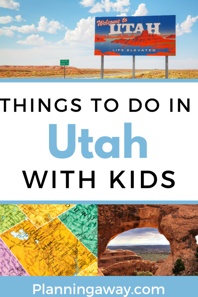 things to do in Utah with kids Pin for Pinterest