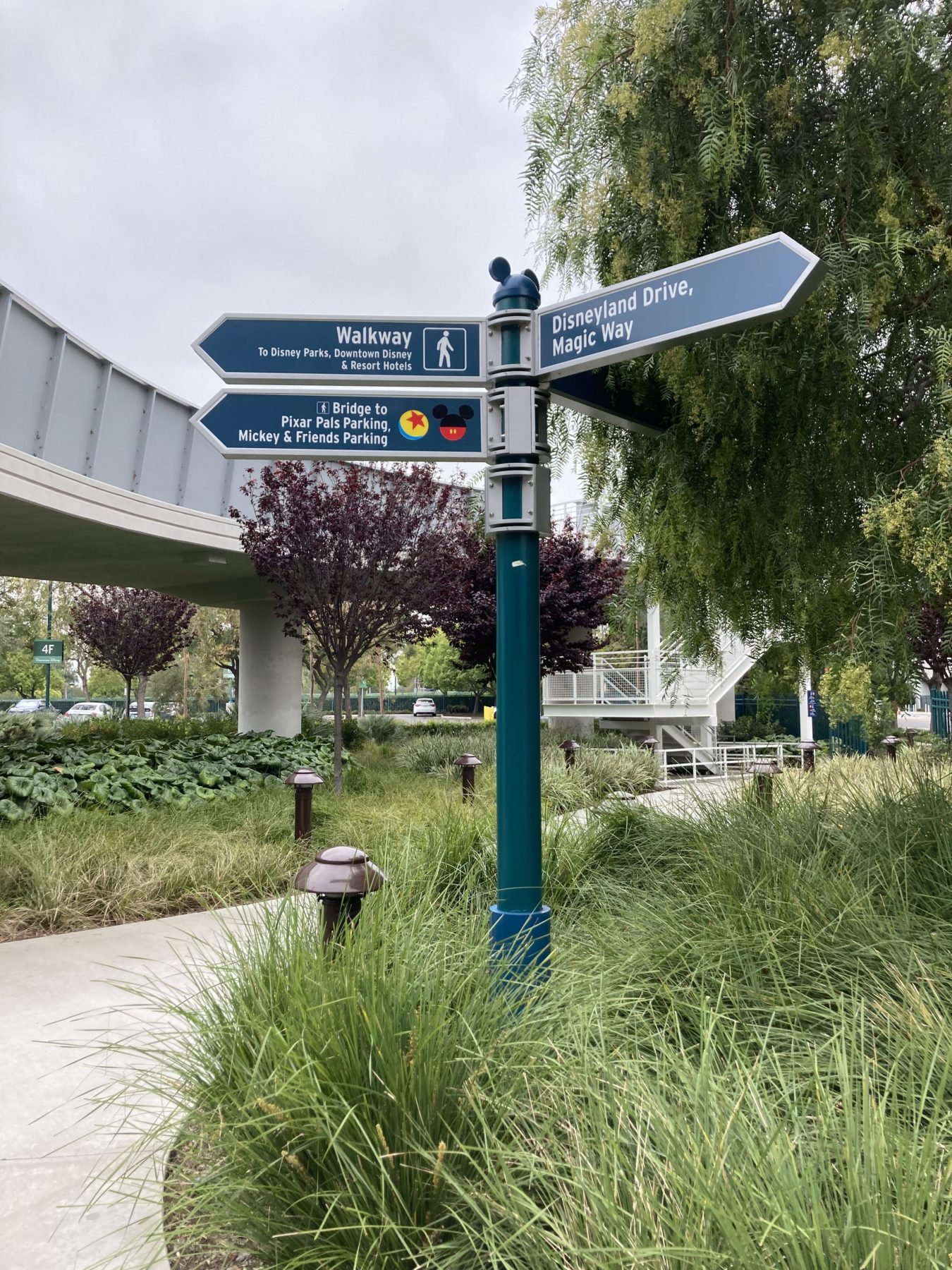 Walking to Downtown Disney in Anahiem