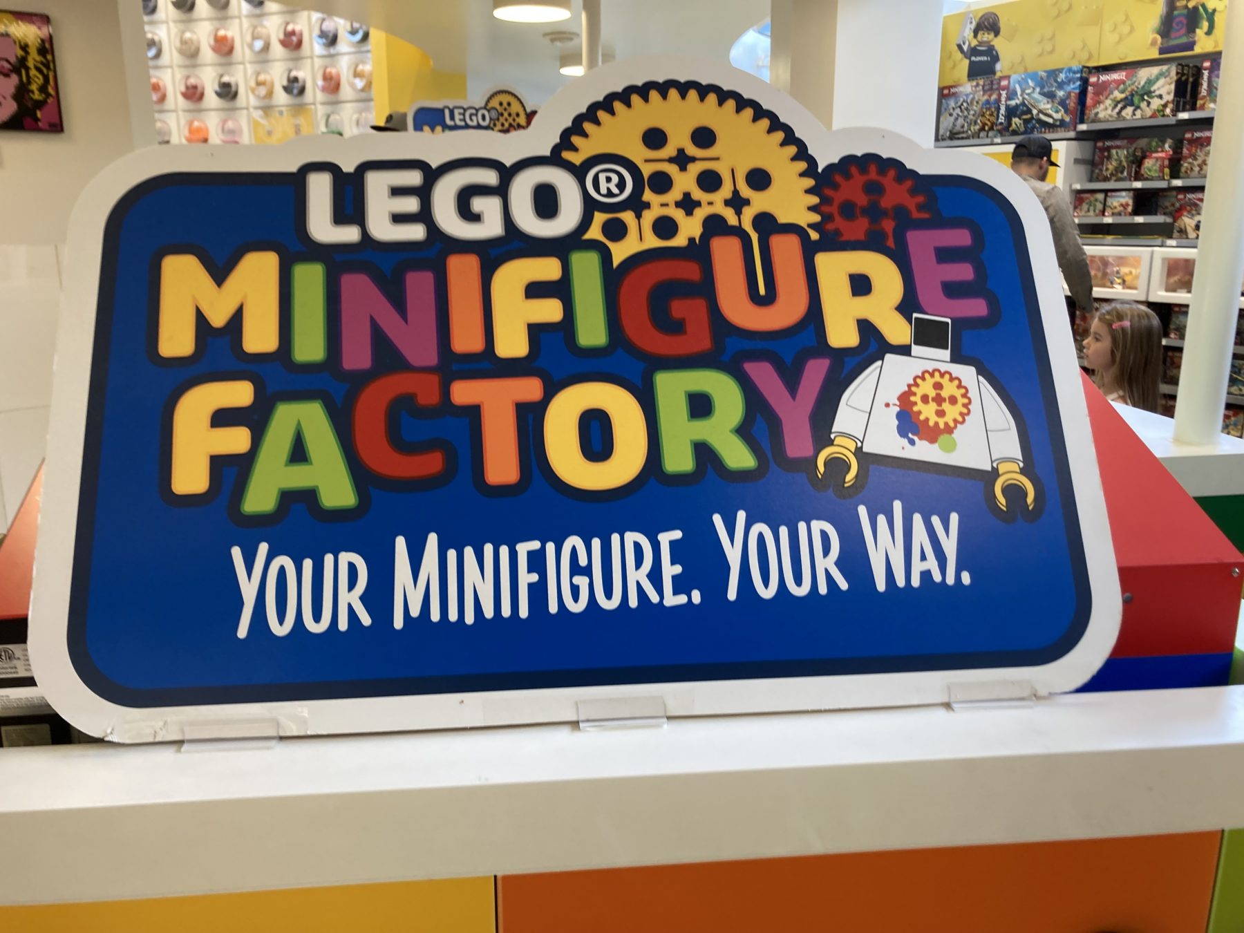 Things to do in Downtown Disney -Make Lego Mini figures