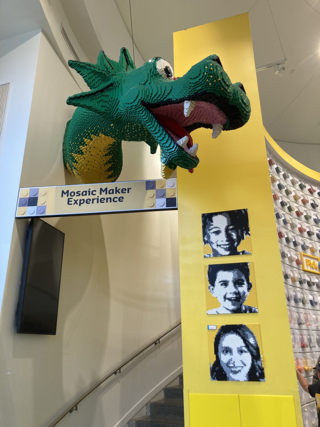 Mosica Maker at Lego Store at Downtown Disney Anahiem