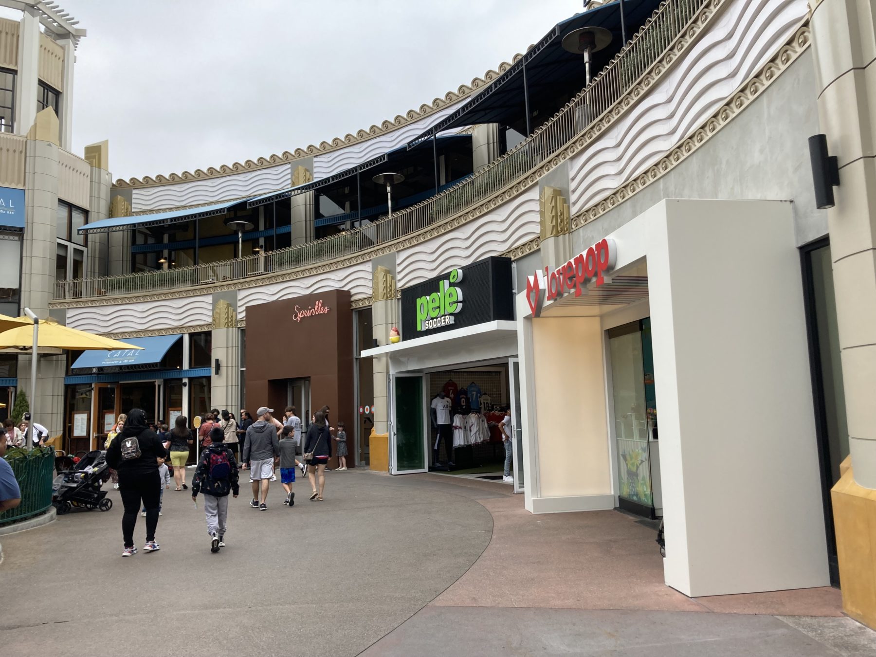 Shopping at Downtown Disney in Anahiem